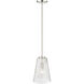 Saben 1 Light 9.1 inch Polished Nickel Indoor Pendant Ceiling Light